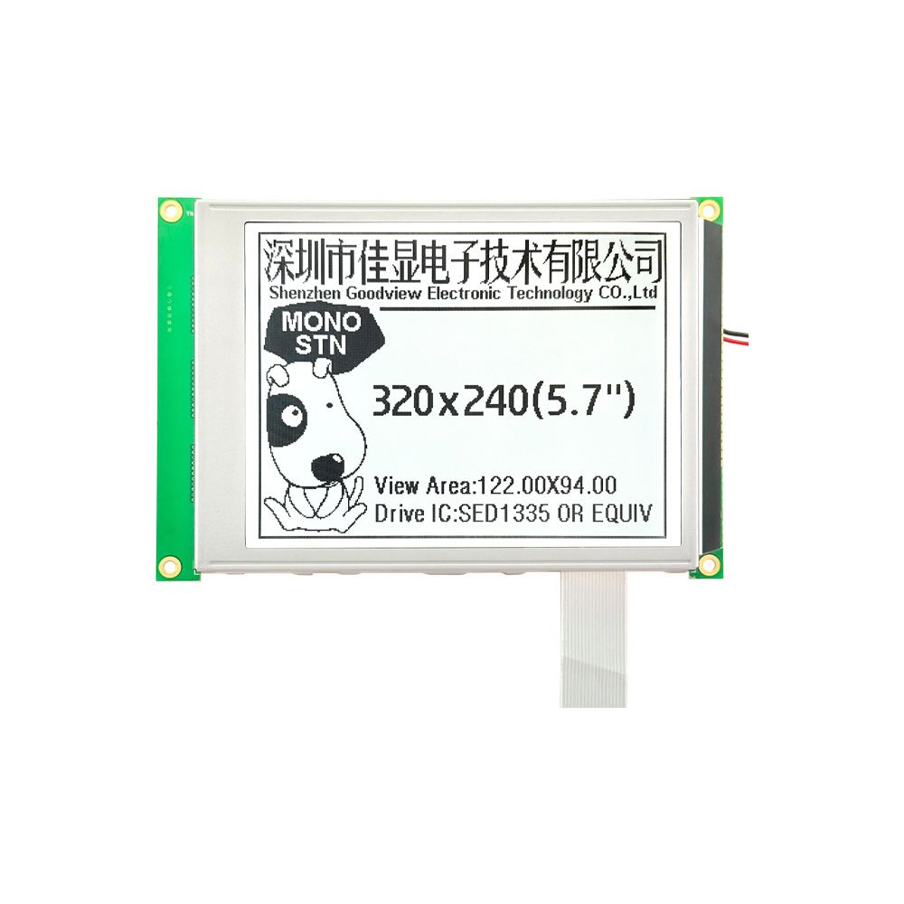 Fluid Options Of A Graphic LCD Display for Industrial Use