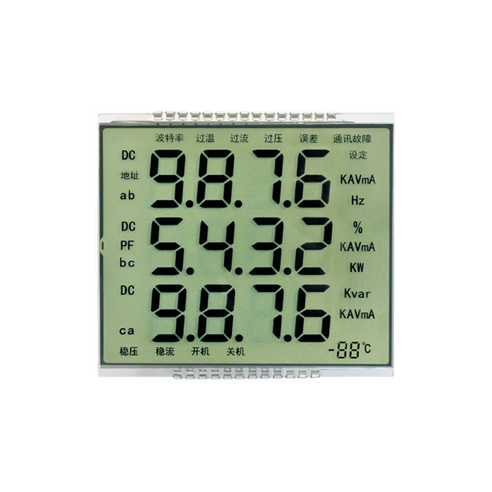 LCD 7 Segment Display Module Bright Instrument Panel Unit