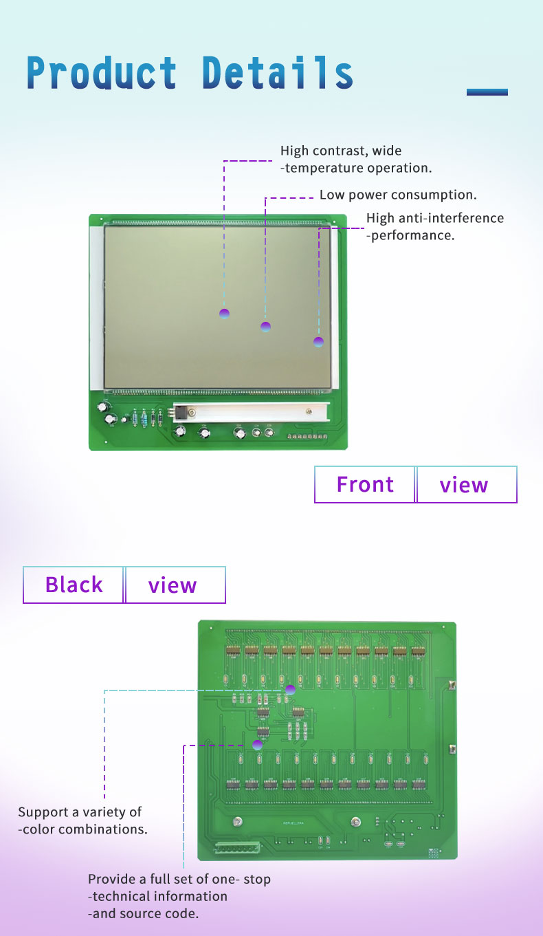 Custom Lcd Display Module Custom LCD Display Modules-7-Segment LCD Screen