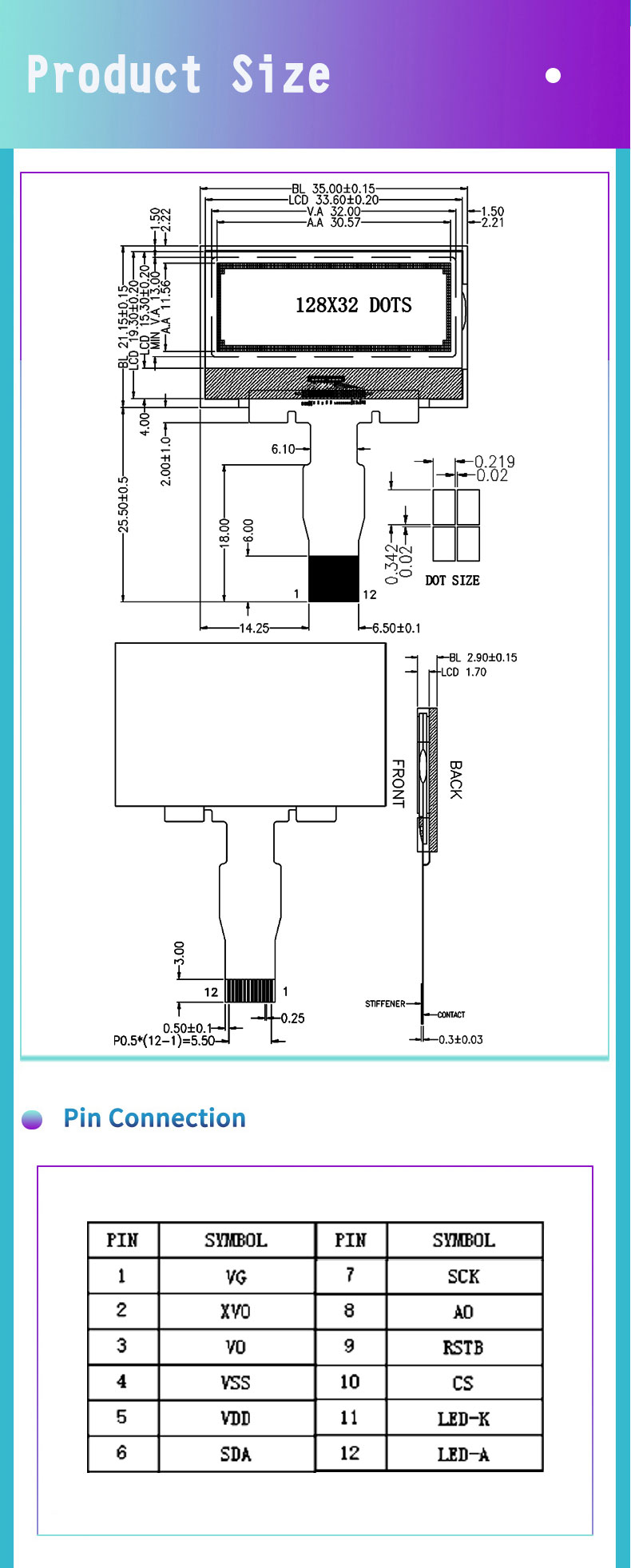 LED Backlight LCD Screen High Bright Display Panel Module Unit