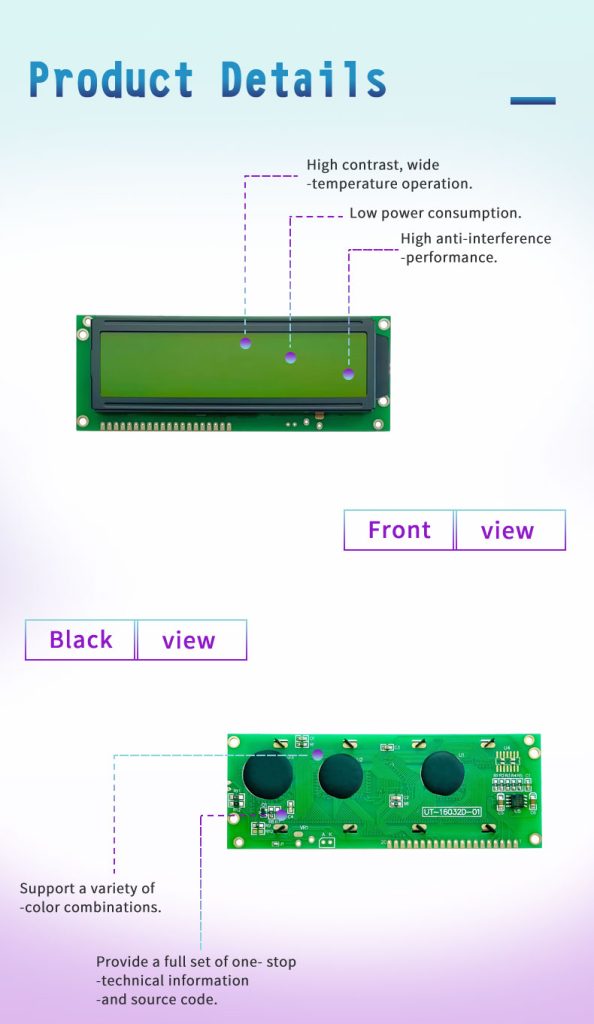 LCD Display Module Factory for OEM Graphic Screen Supply