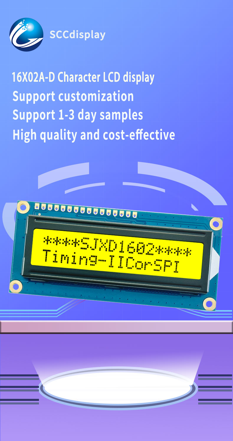 1602 16x2 LCD Display Module-String Interface Screen