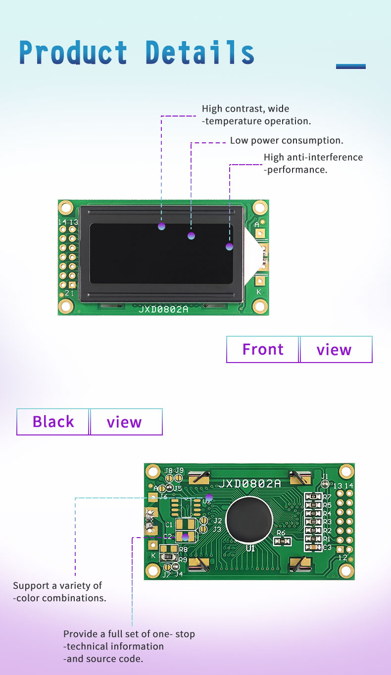LCD Display Test Many Characters for Text Output Review