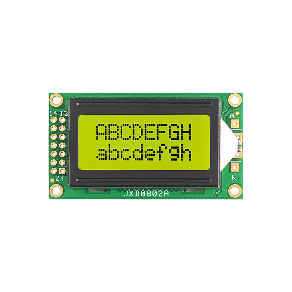 8x2 character lcd display