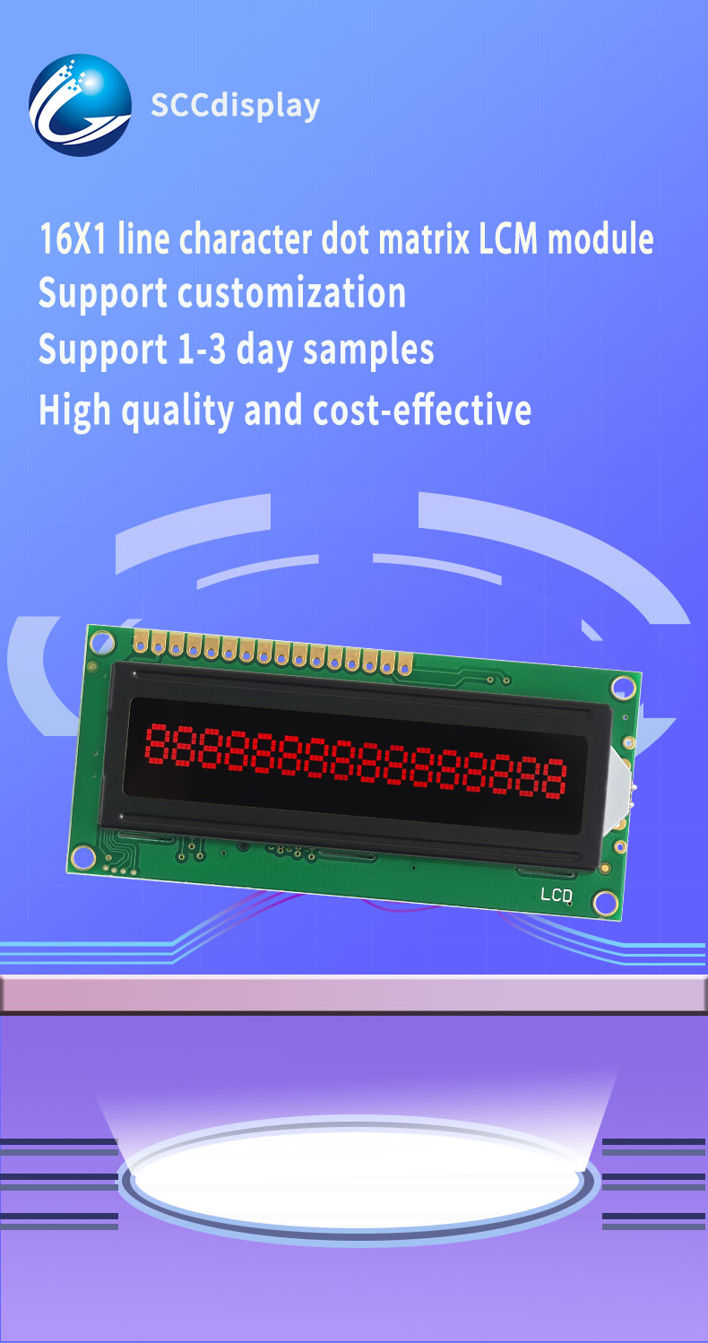 Character LCD Display Driver - Display Module With Backlight