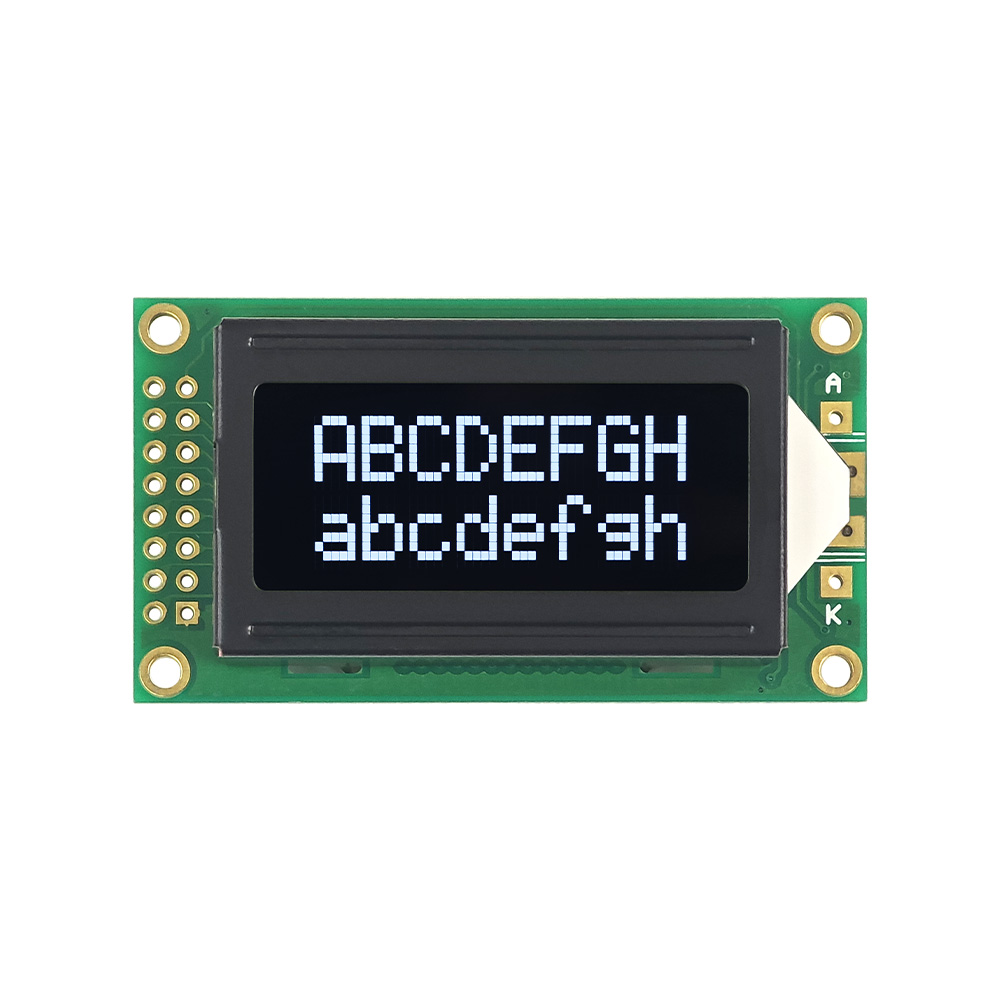 8X2 LCD Character