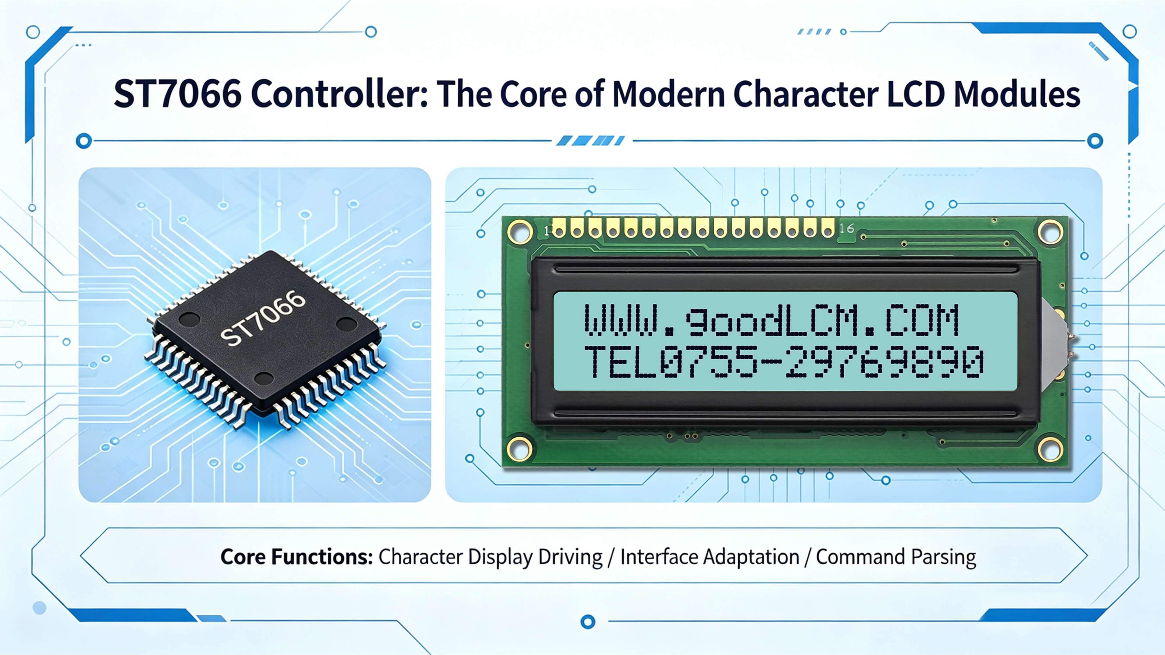 LCD Display Module - Custom, Wholesale Manufacturer