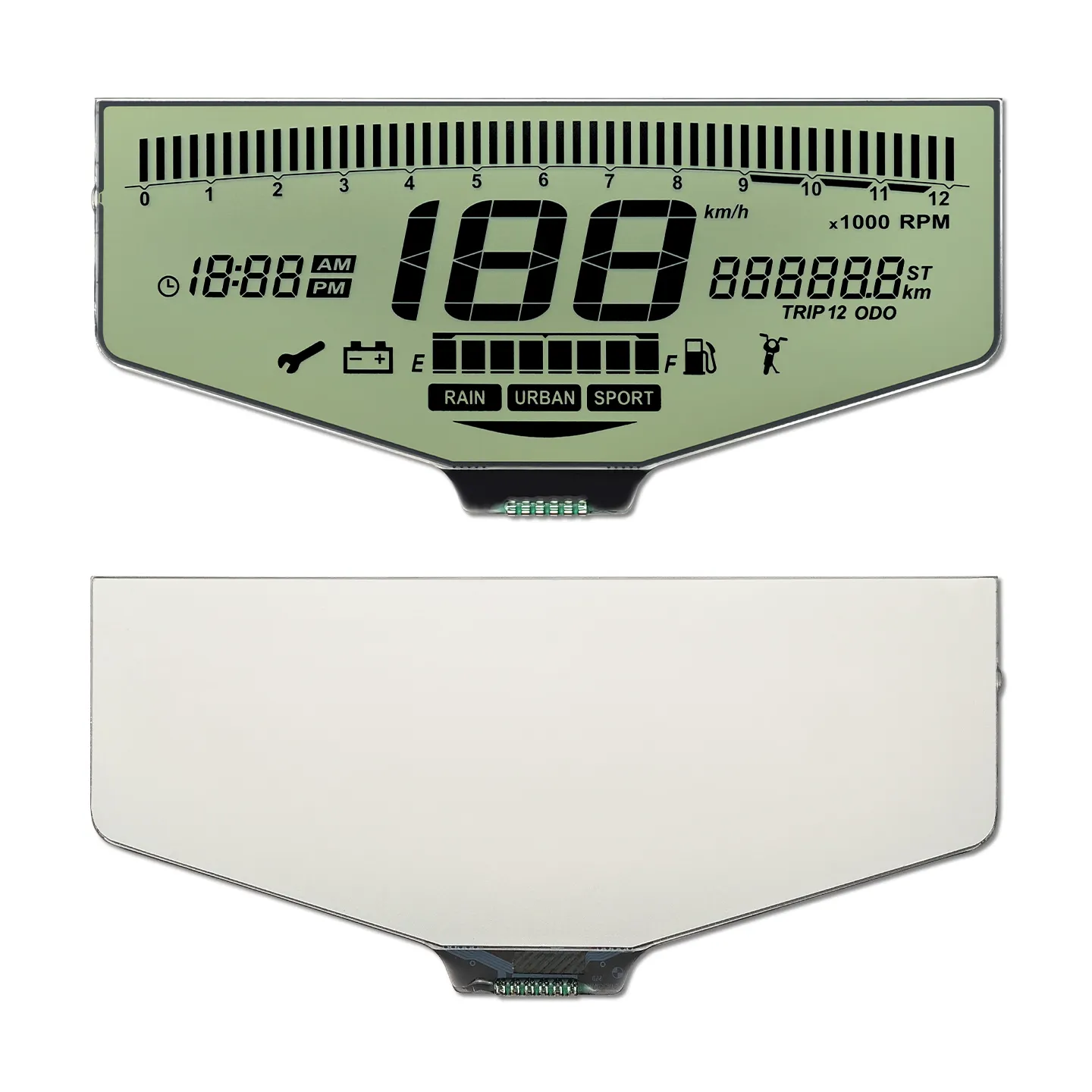 Nicht standardmäßiges Motorrad-LCD