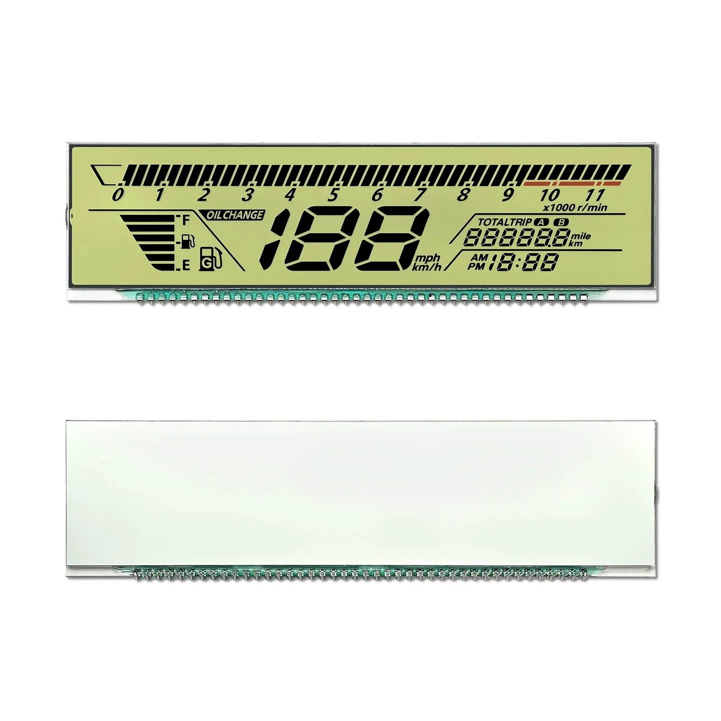 Niedrigenergie-Segment-LCD