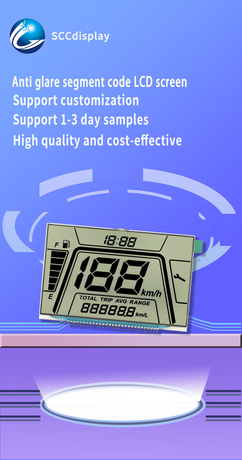 High Contrast Motorcycle LCD