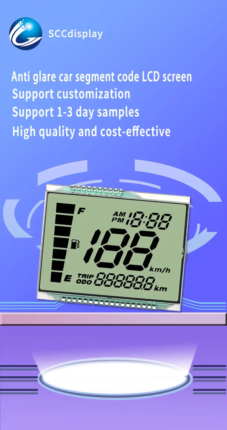Motorcycle Fuel Gauge LCD