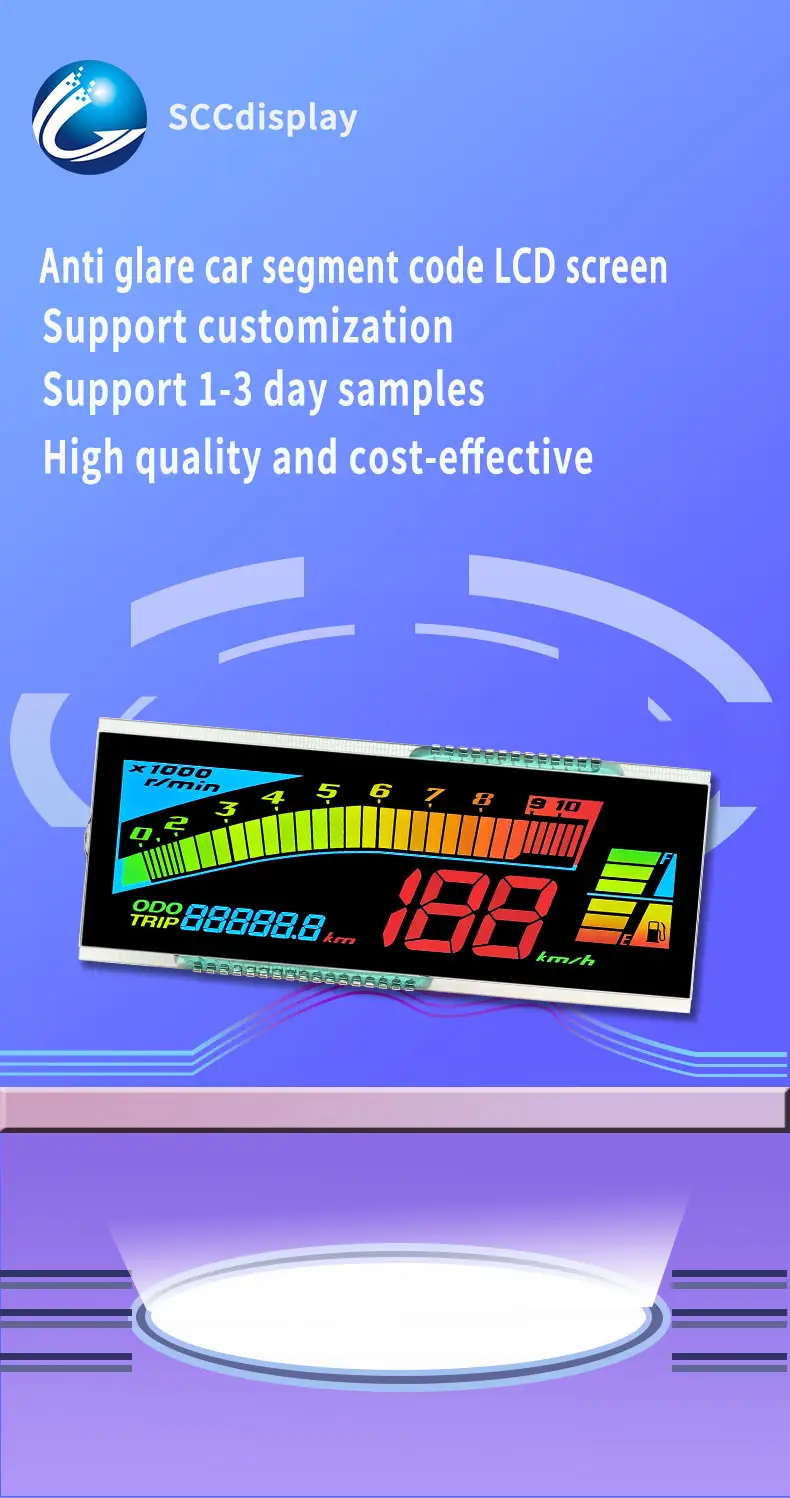 Multicolor LCD Display