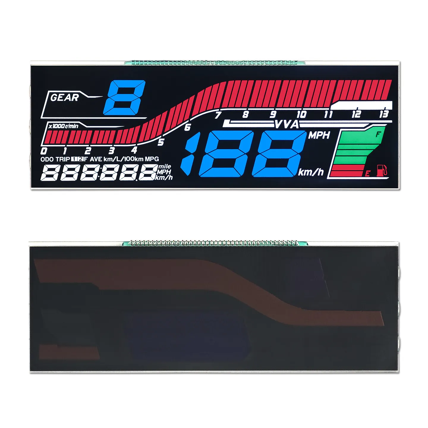 Transflective Segment LCD
