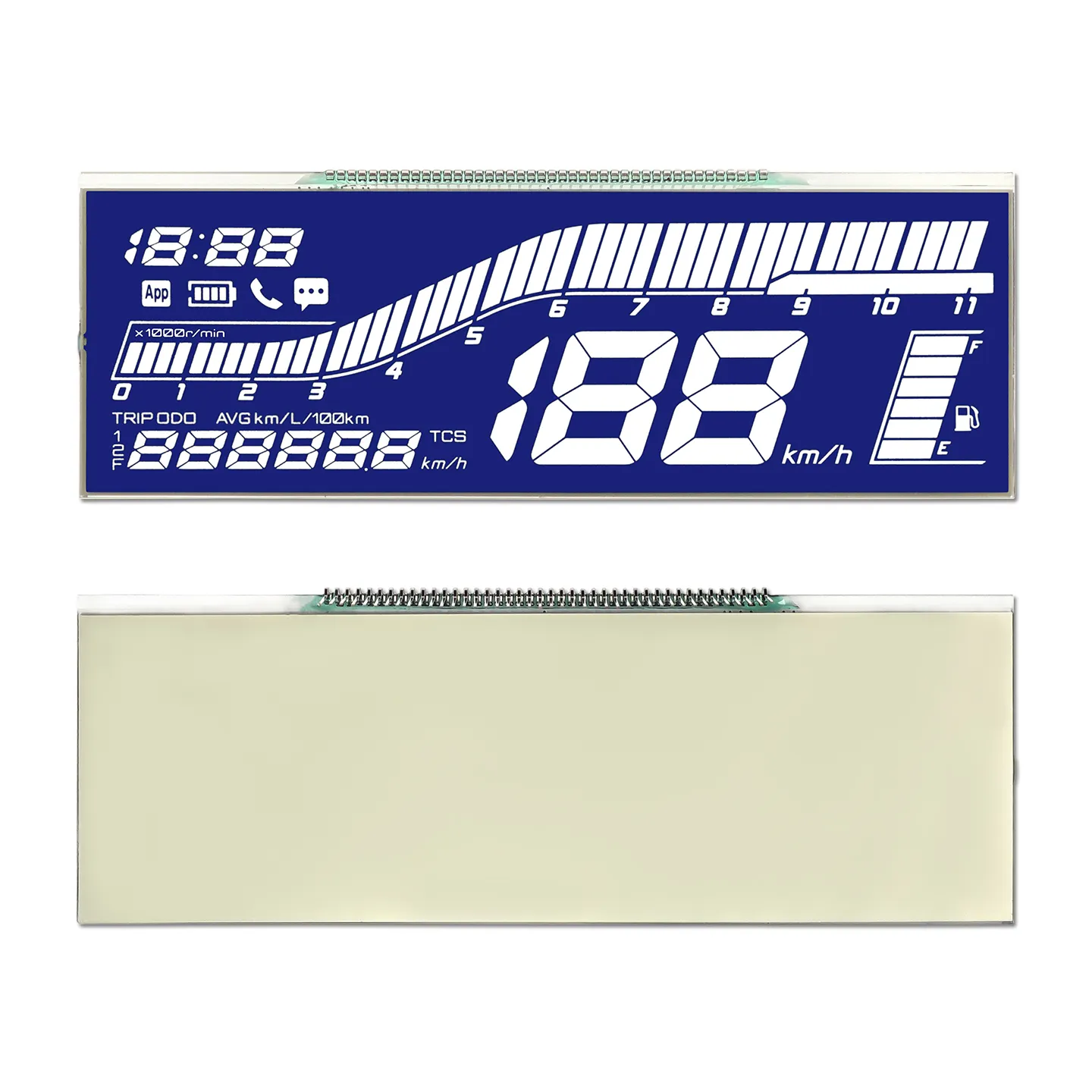 カスタム機器のLCD