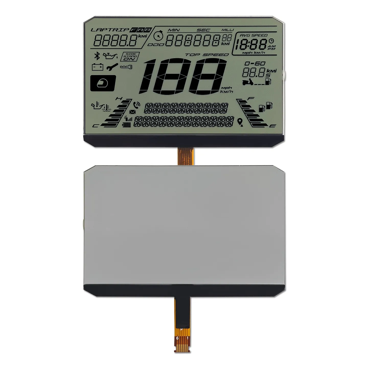 Motorcycle Fuel Gauge Display