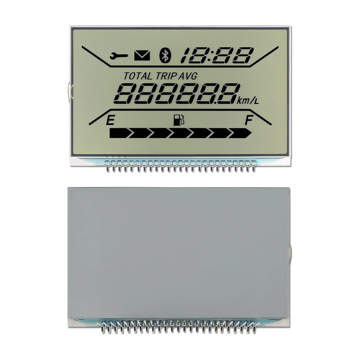 Digitales LCD-Messgerät für Motorräder
