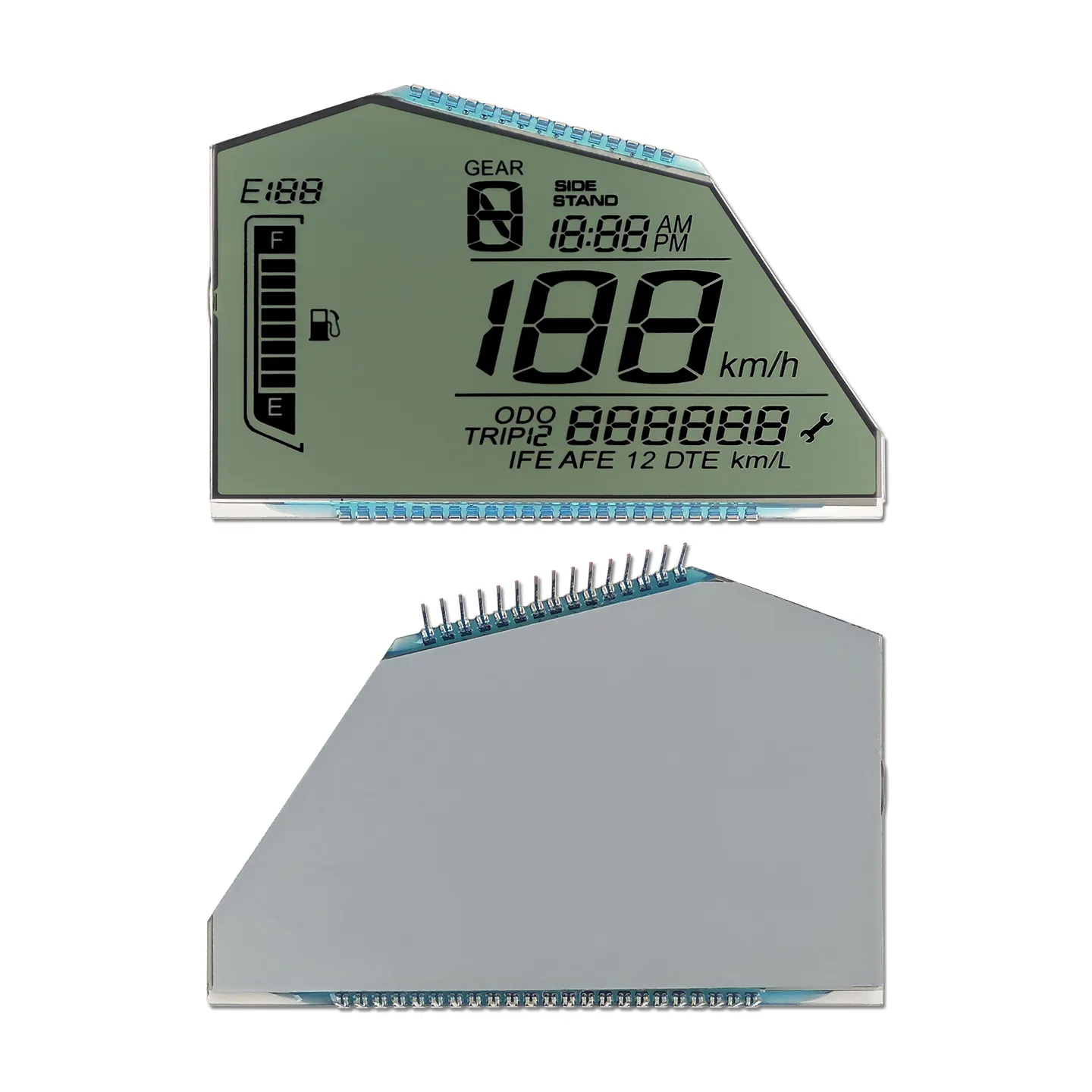 Motorrad 7 Segment-LCD-Anzeige
