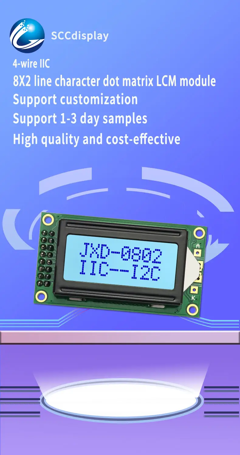 0802 Character LCD Module