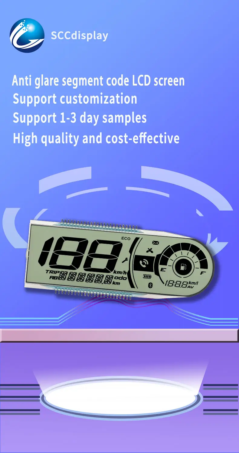 Sunlight Readable Motorcycle LCD