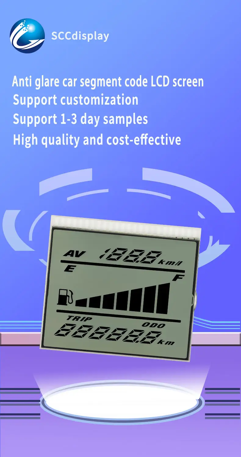 Motorcycle Speedometer LCD
