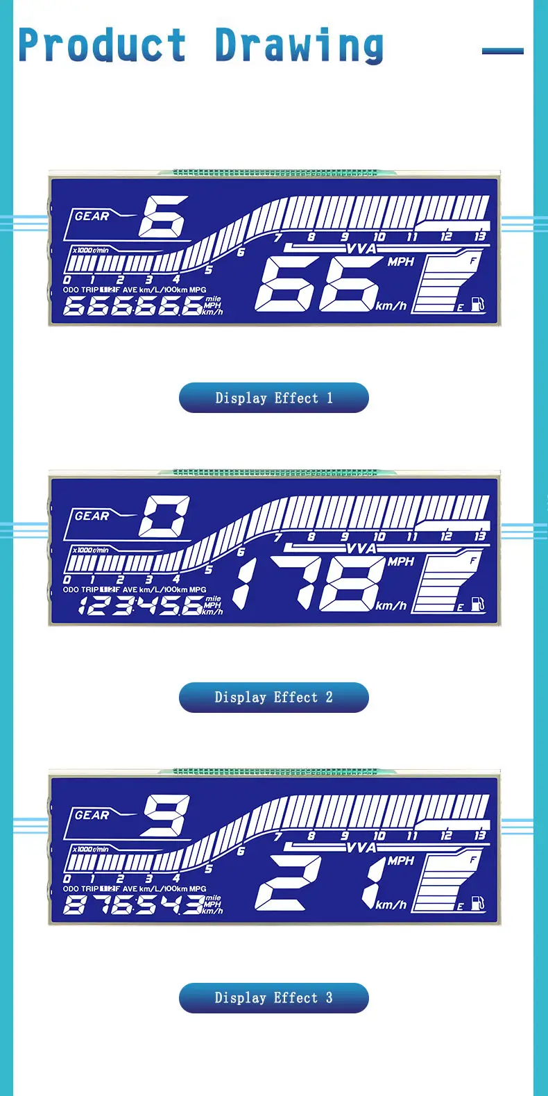 Numeric LCD Display