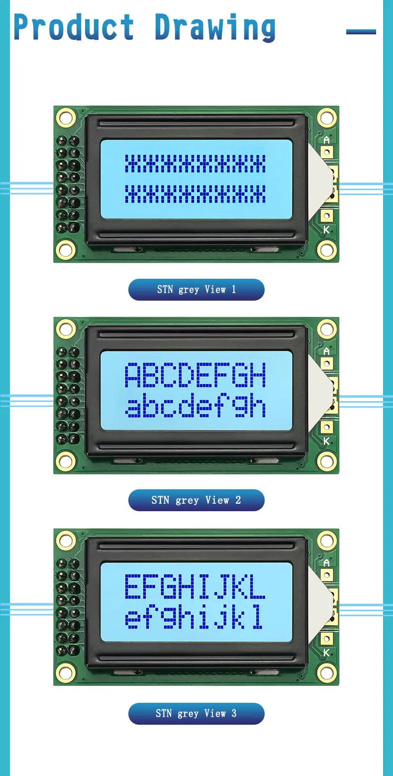 Russian Letter LCD