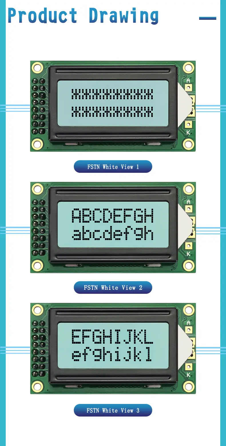 Russian Character LCD Display