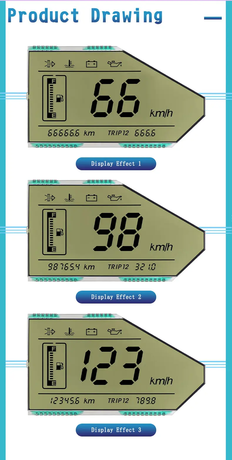 Non Standard Segment LCD