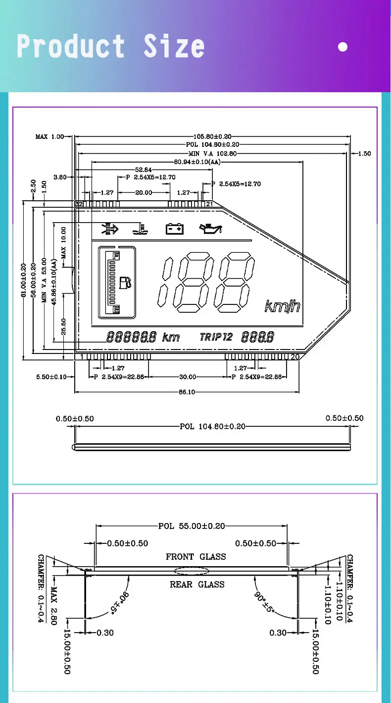Non Standard Segment LCD