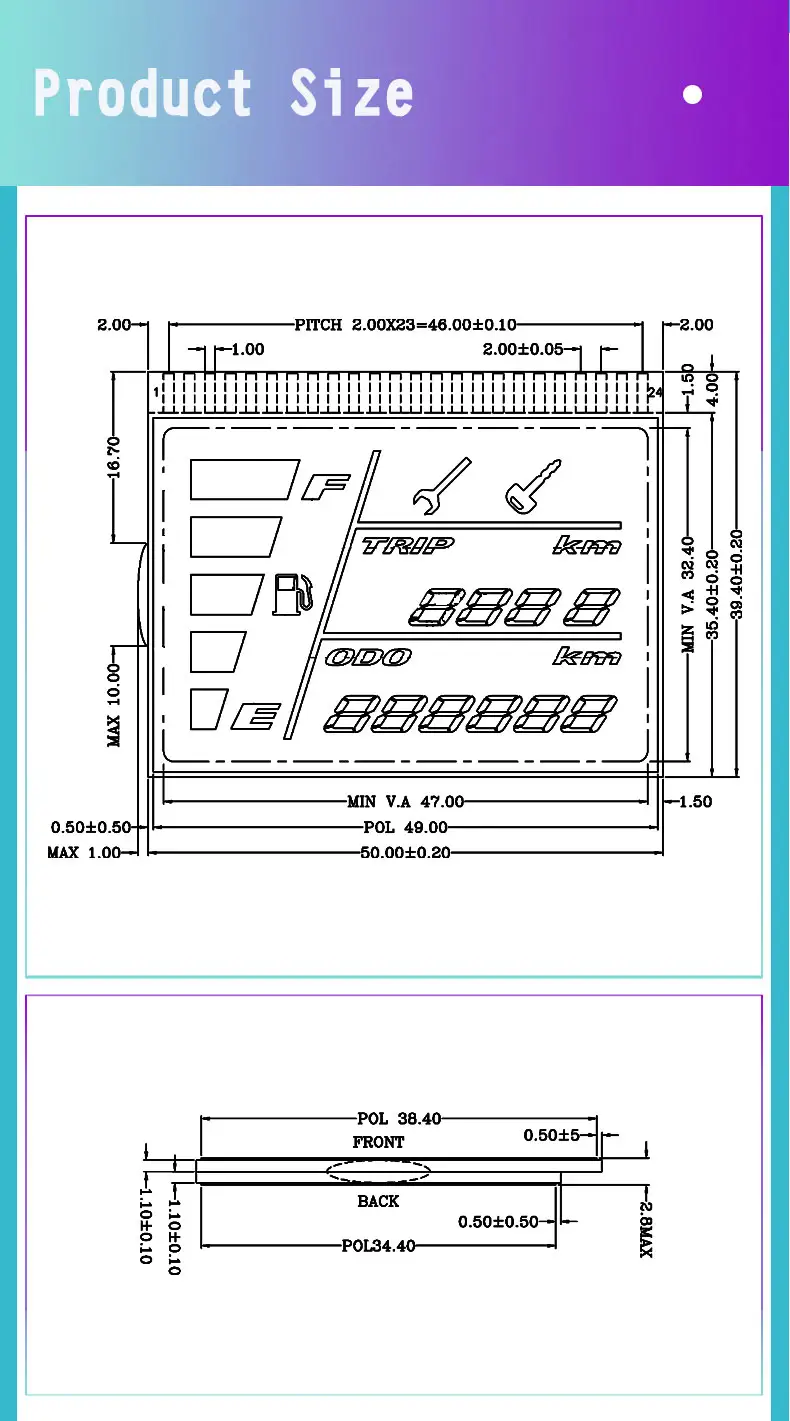 Custom Segment LCD Display