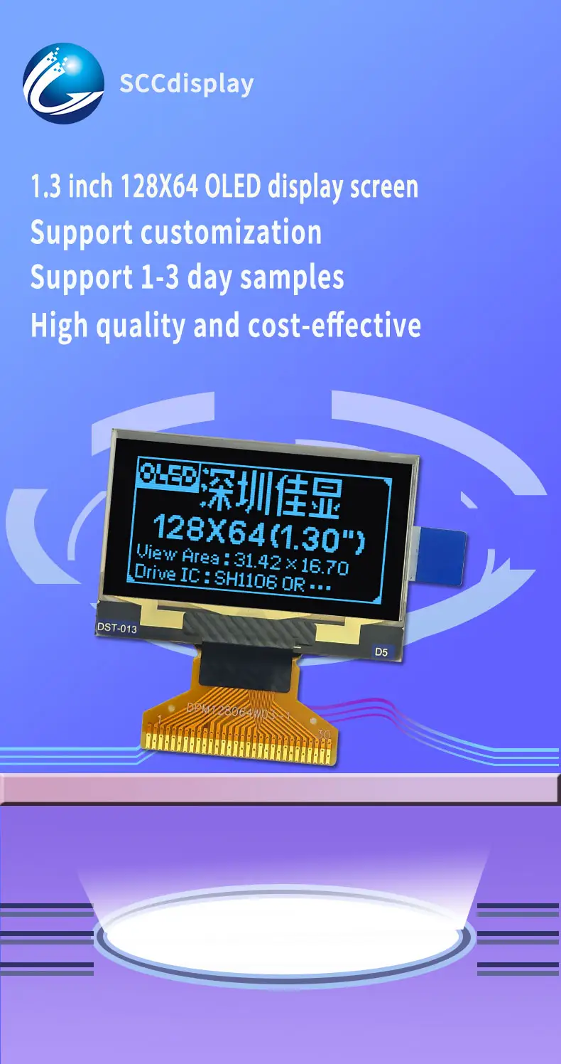 Custom OLED 128x64 Display
