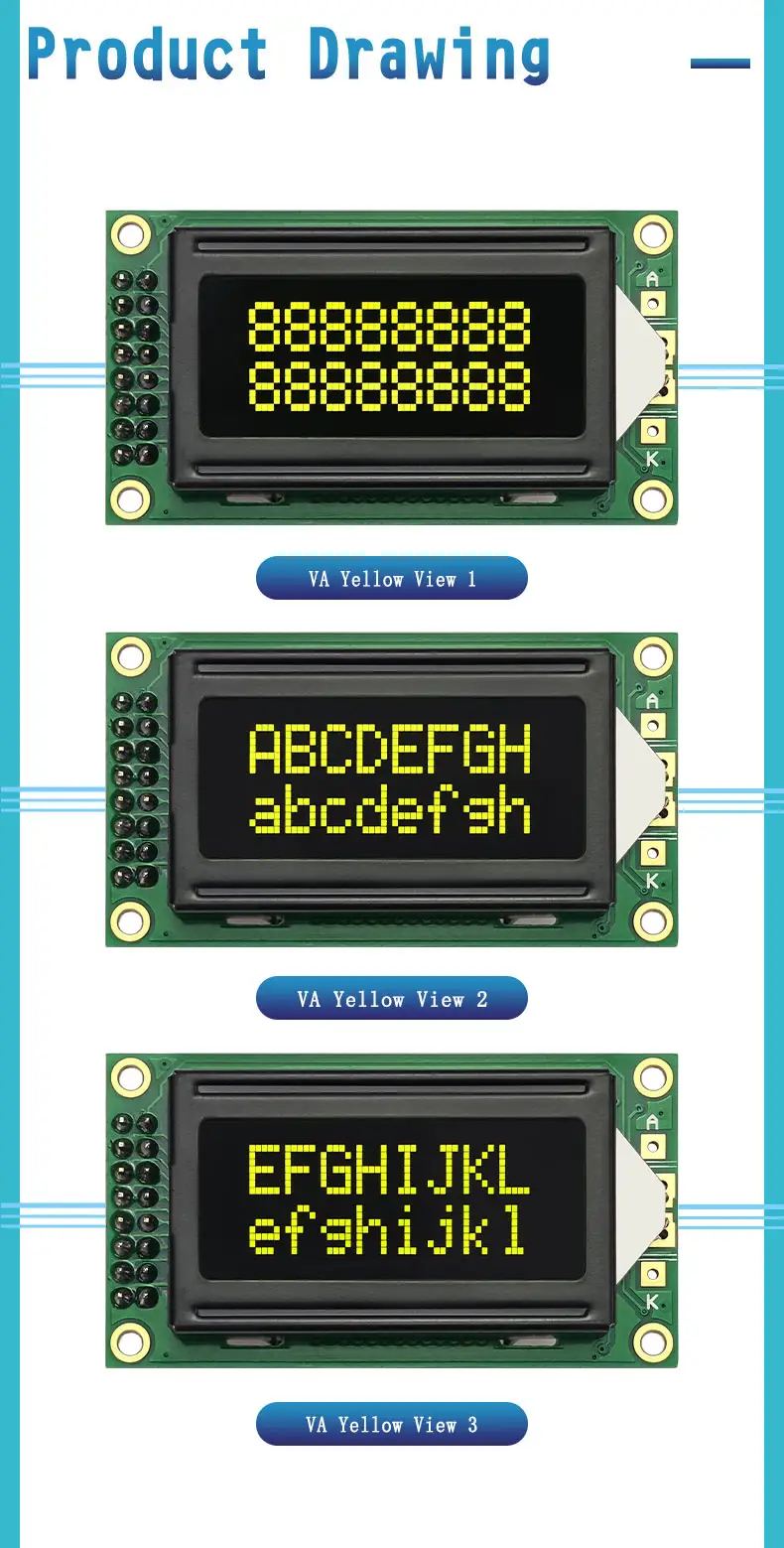 0802 LCD Manufacturer